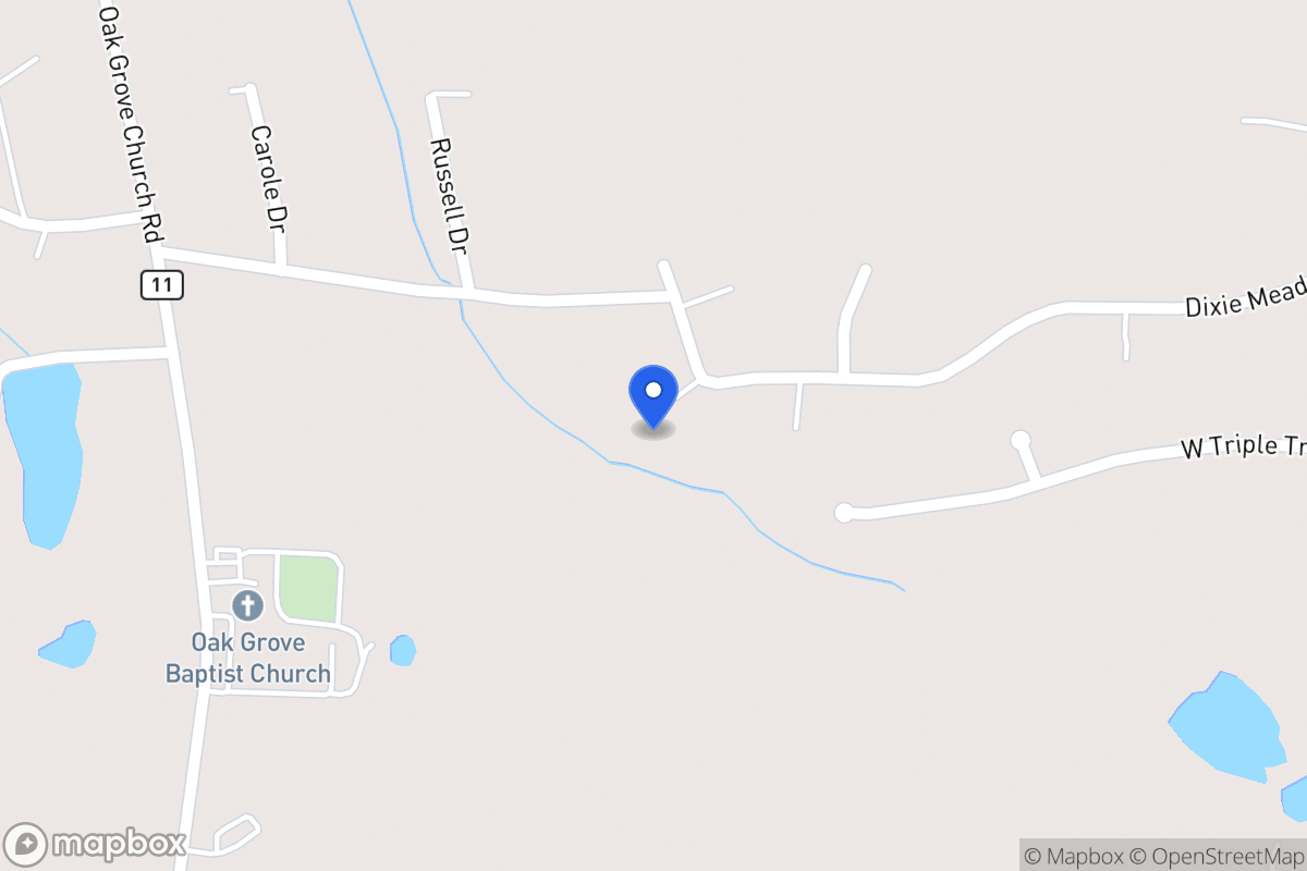 Map of 220 Dixie Meadows Ln