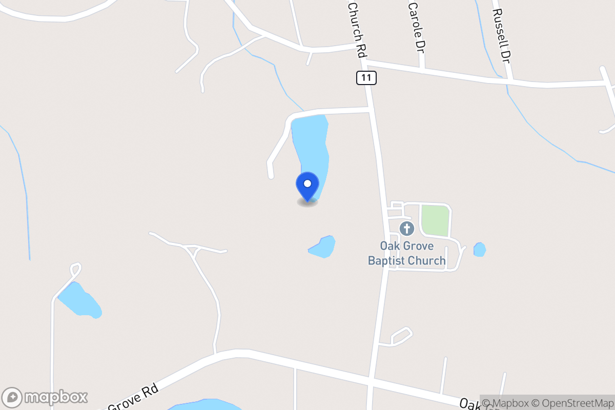 Map of 2860 Oak Grove Church Rd