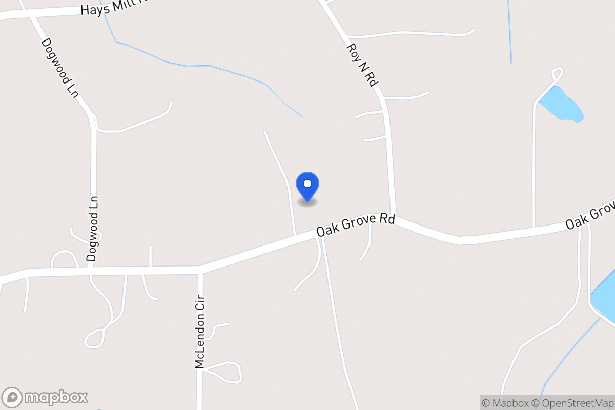 Map of 725 Oak Grove Rd