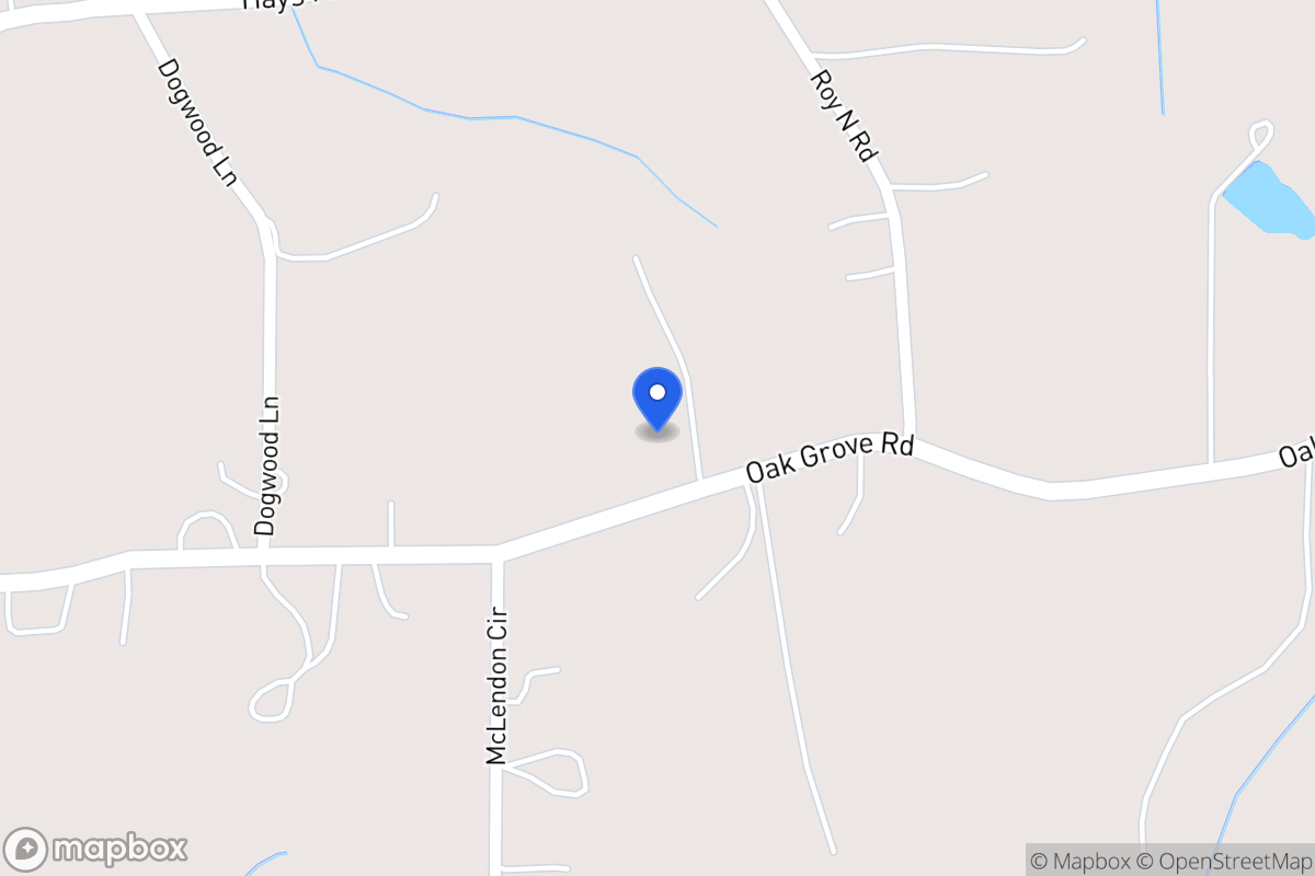 Map of 745 Oak Grove Rd