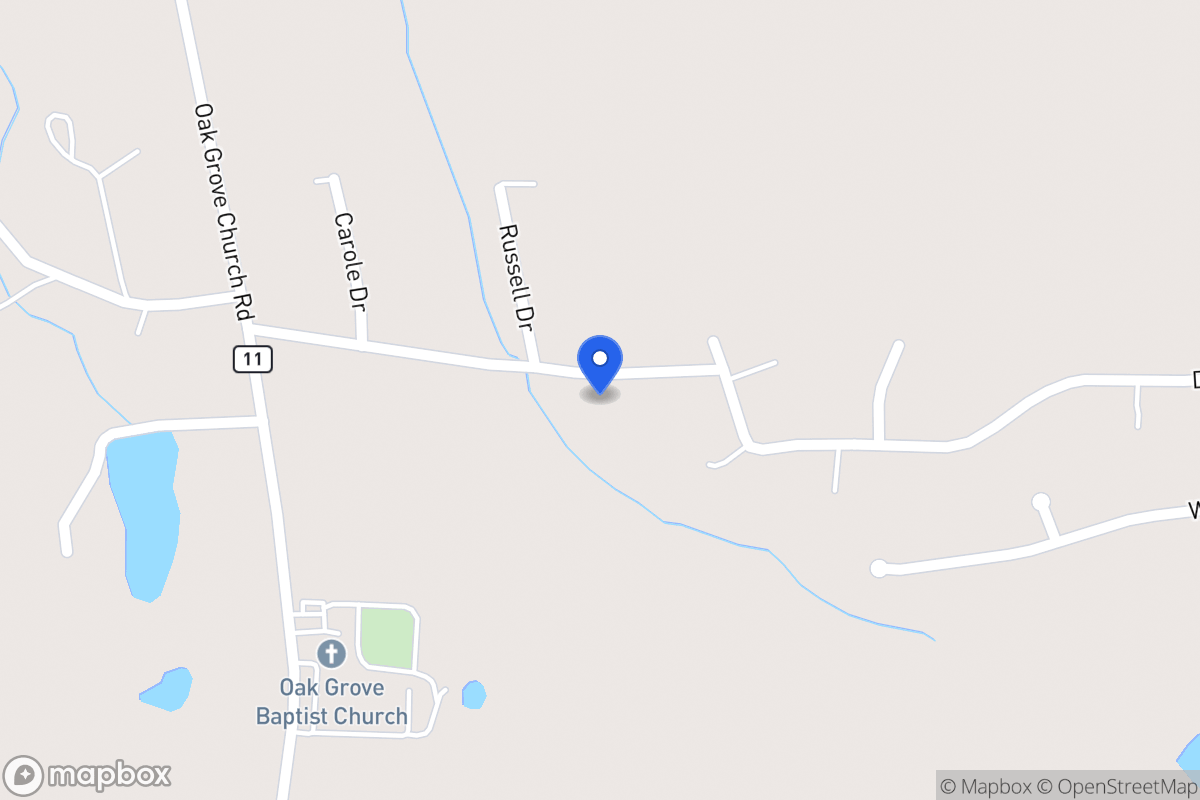 Map of 240 Dixie Meadows Ln