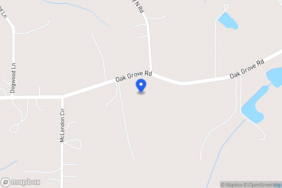 Map of 674 Oak Grove Rd