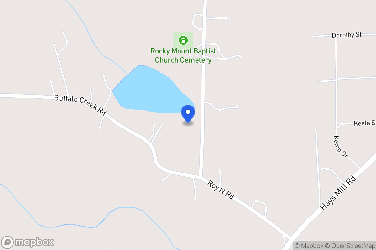 Map of 645 Buffalo Creek Rd