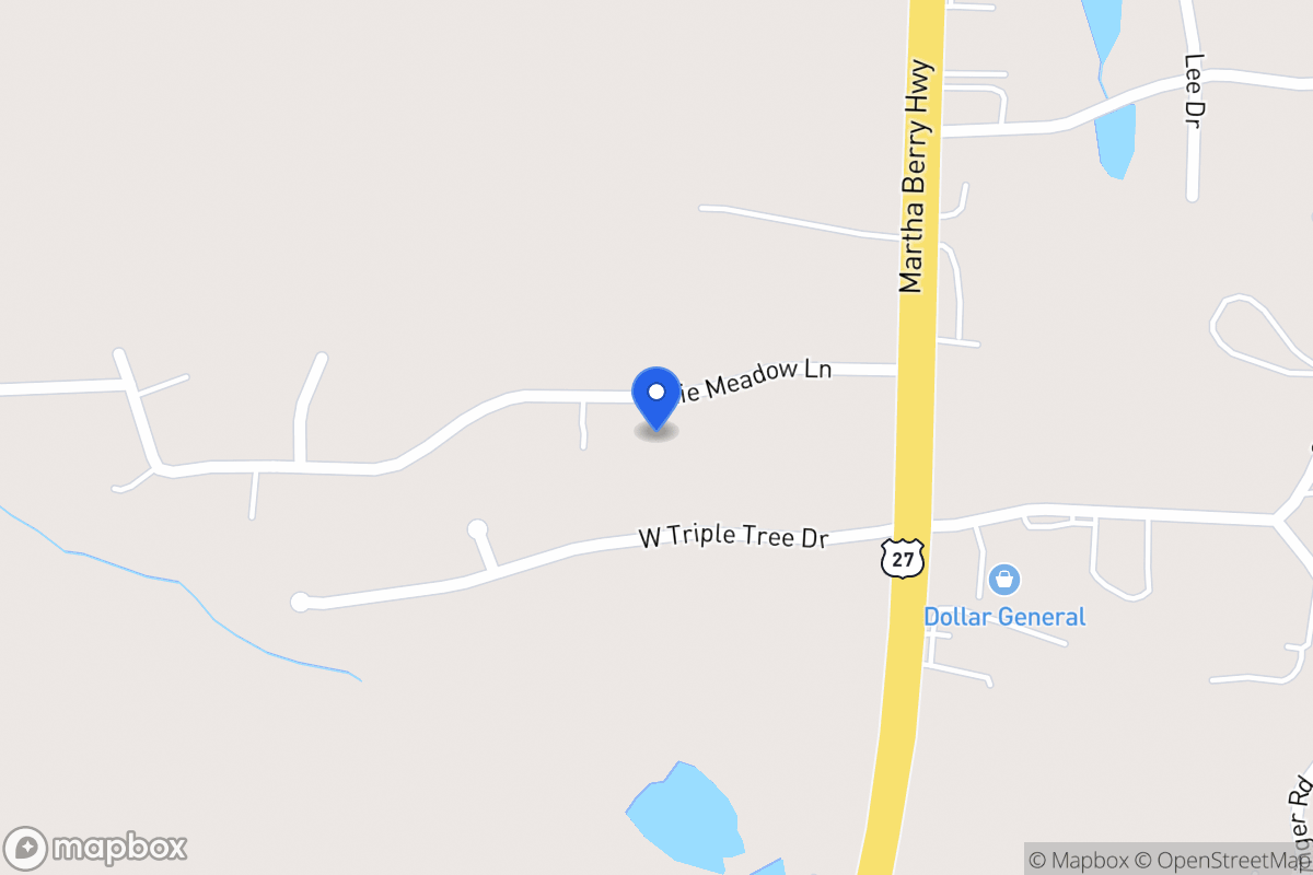 Map of 70 Dixie Meadows Ln