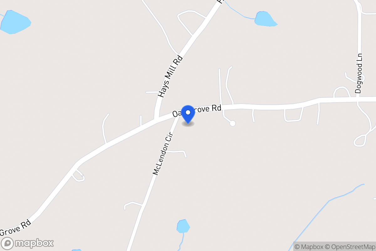 Map of 1044 Oak Grove Rd