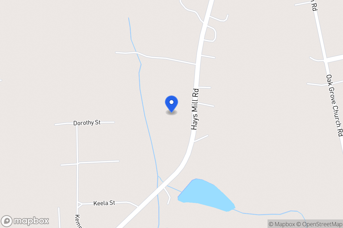 Map of 1720 Hays Mill Rd