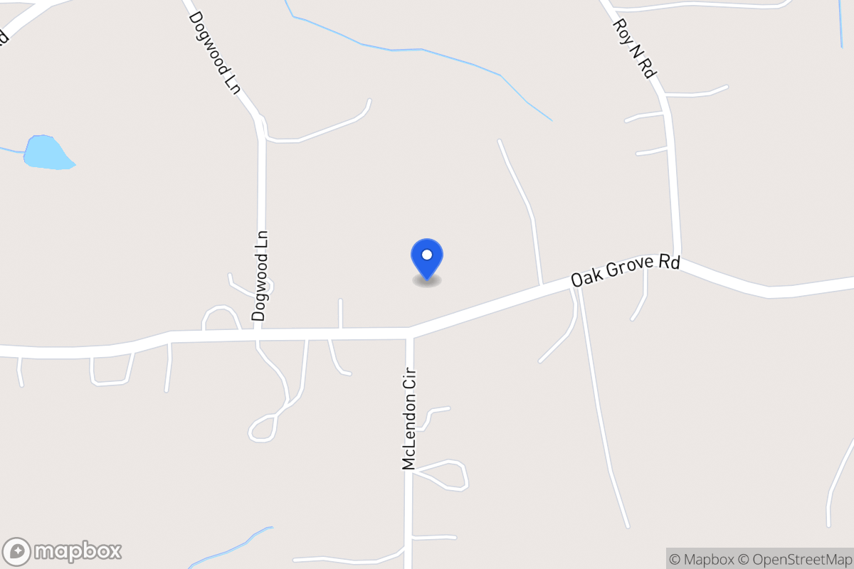 Map of 791 Oak Grove Rd