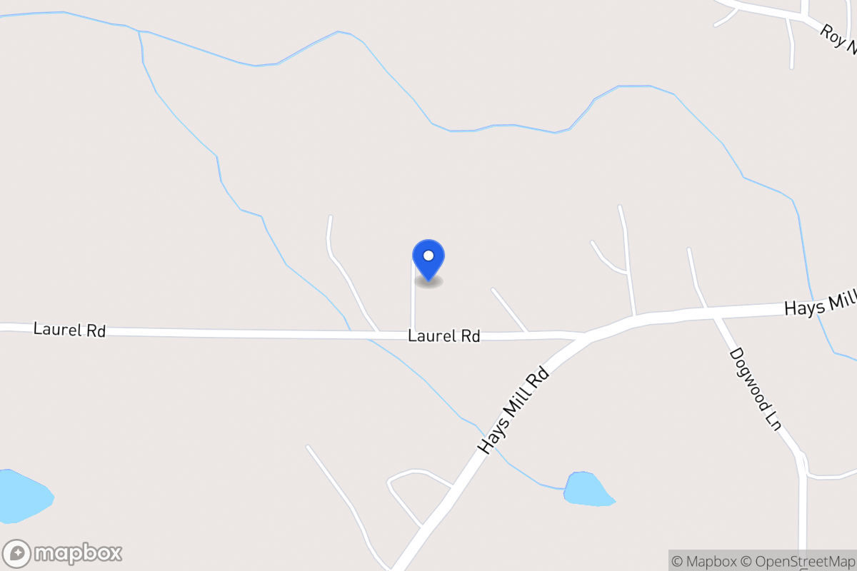 Map of 1058 Laurel Rd