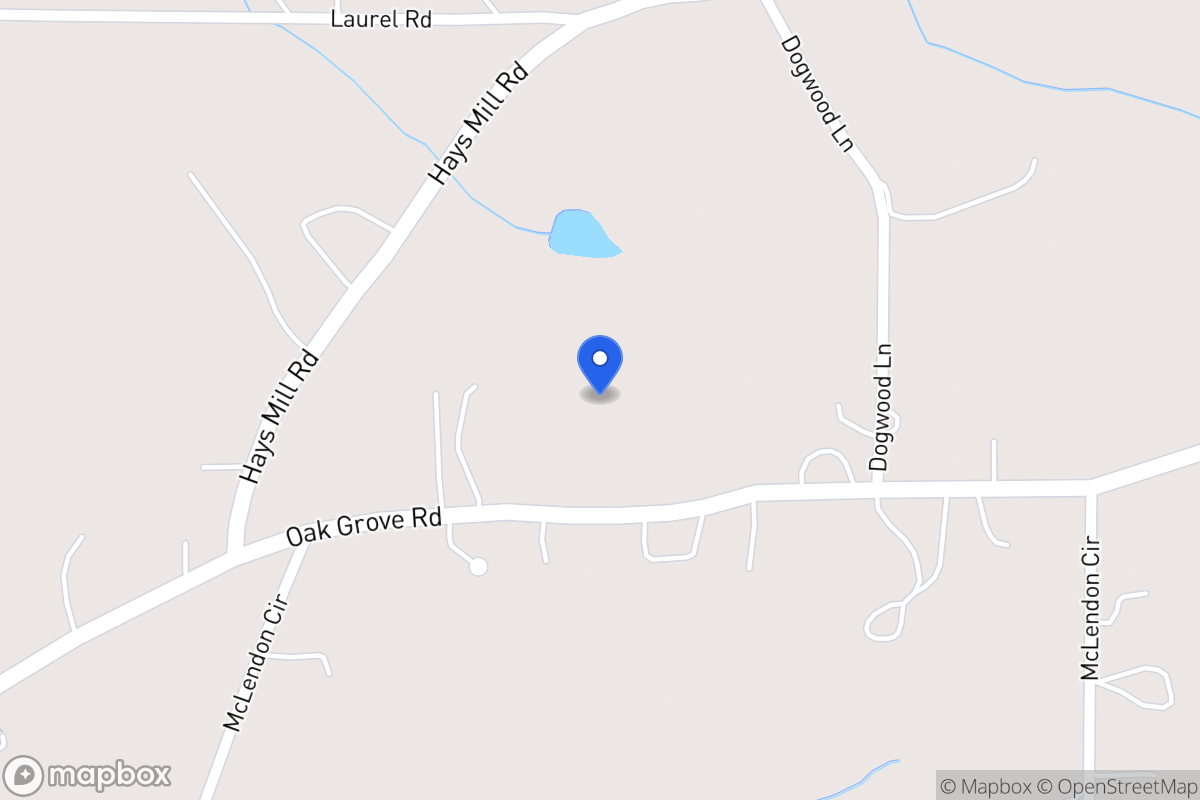 Map of 945 Oak Grove Rd