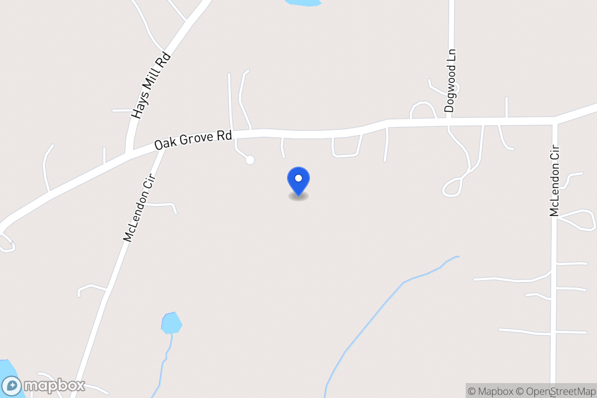 Map of 964 Oak Grove Rd