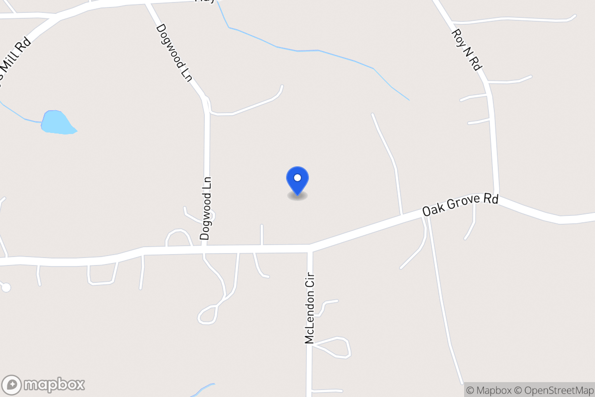 Map of 811 Oak Grove Rd