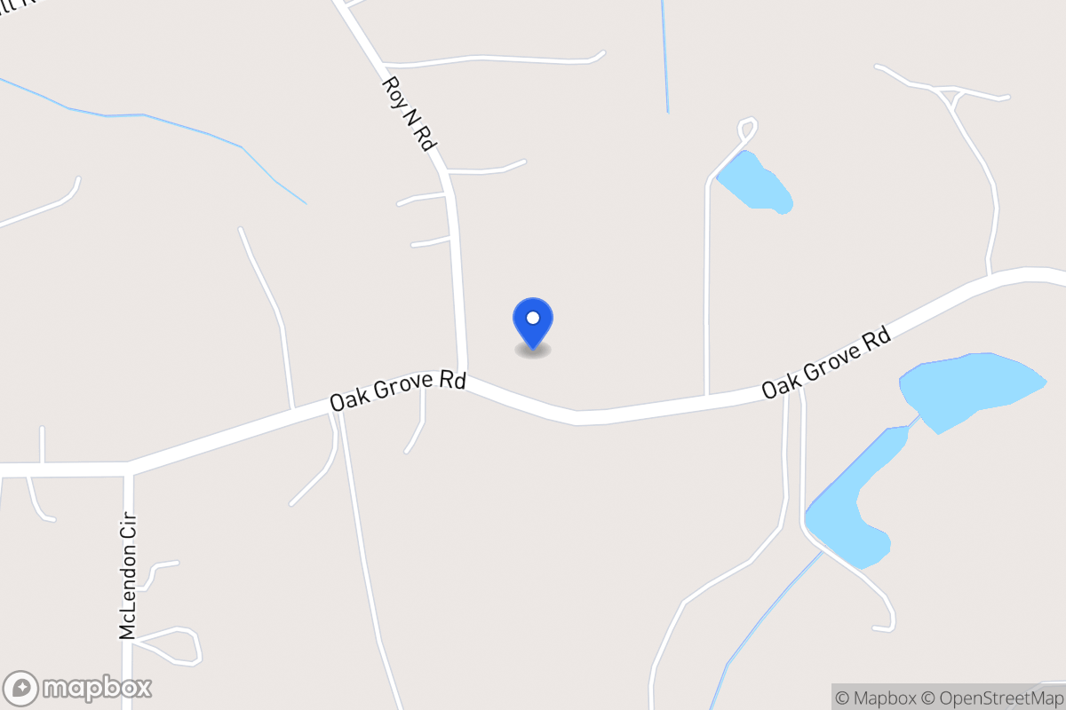 Map of 645 Oak Grove Rd