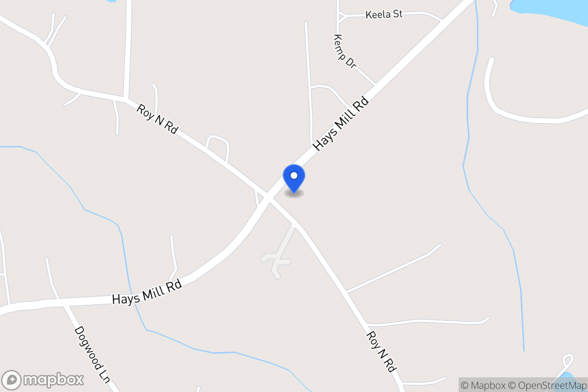 Map of 2002 Hays Mill Rd