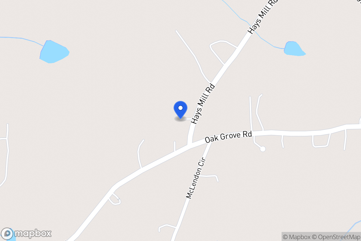 Map of 2405 Hays Mill Rd