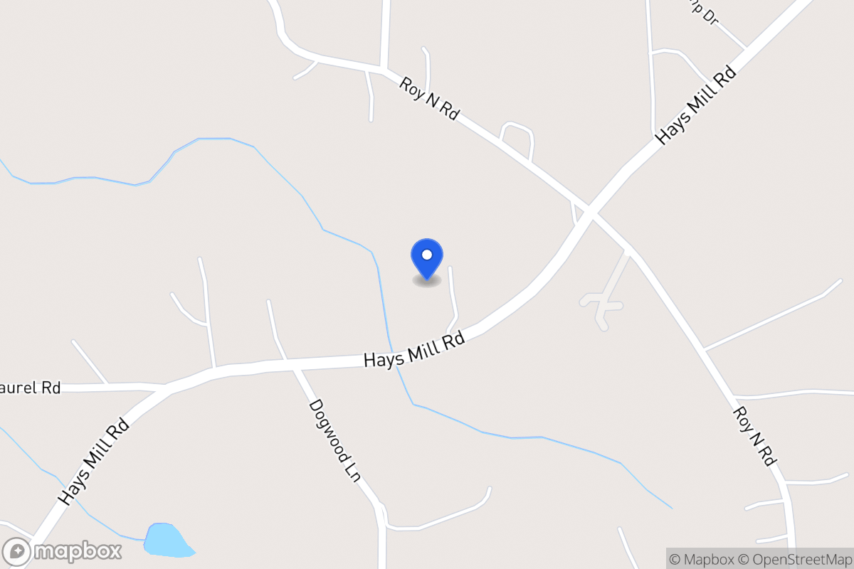 Map of 2085 Hays Mill Rd