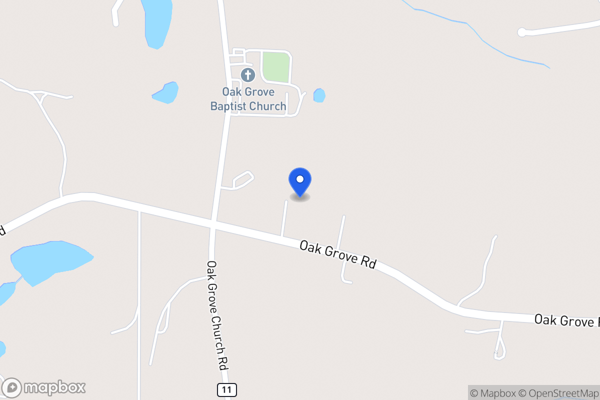Map of 305 Oak Grove Rd