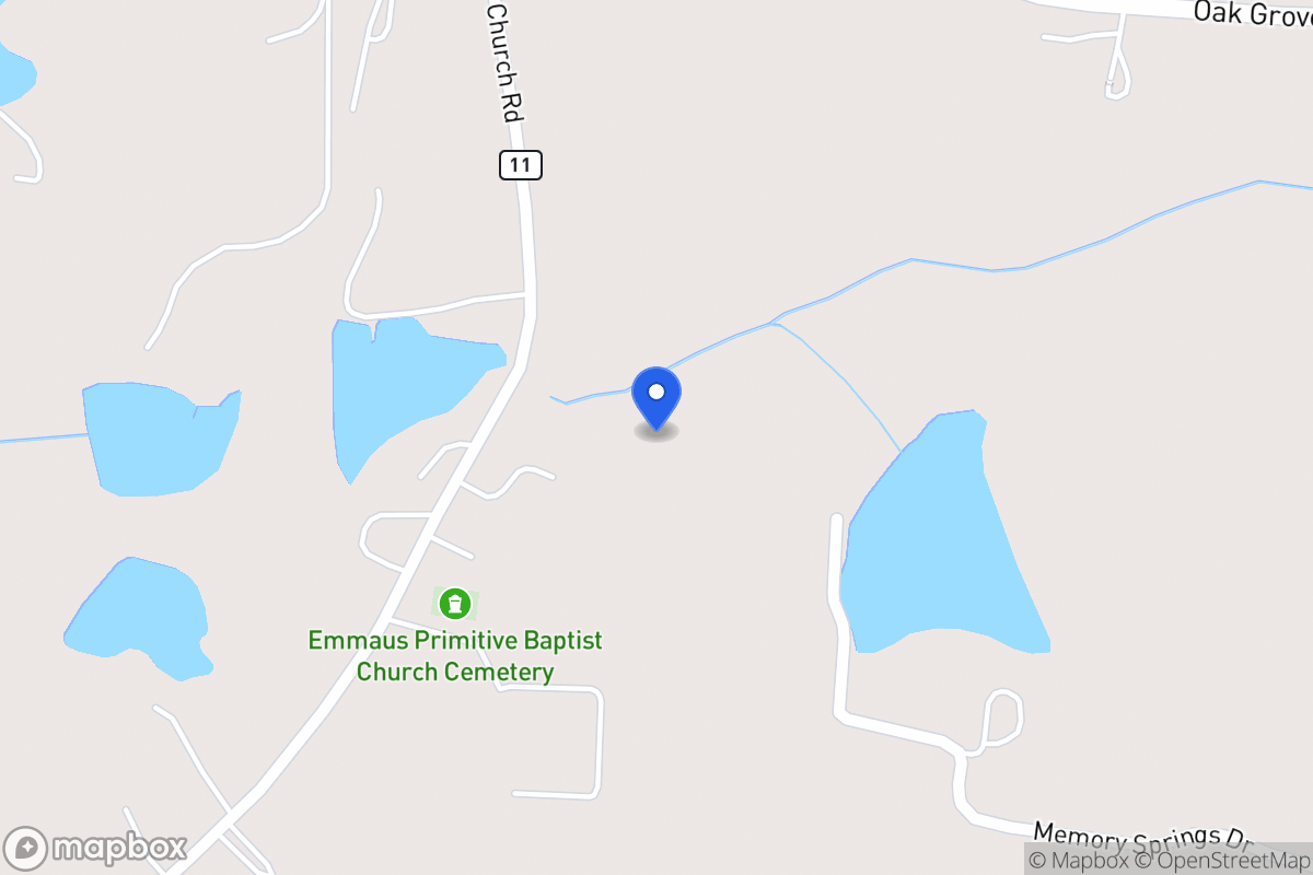 Map of 2515 Oak Grove Church Rd