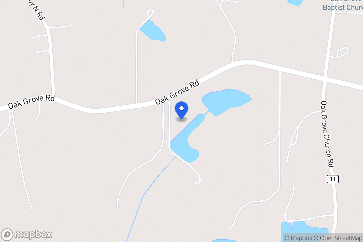 Map of 532 Oak Grove Rd