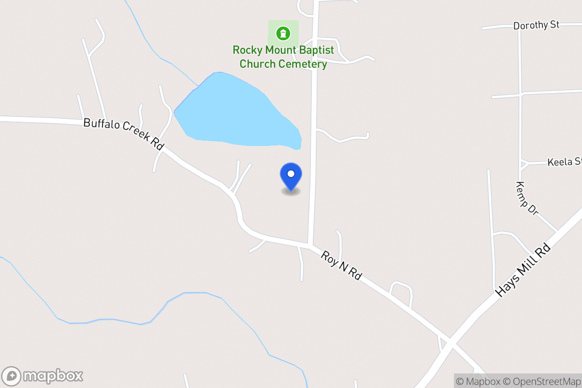 Map of 677 Buffalo Creek Rd