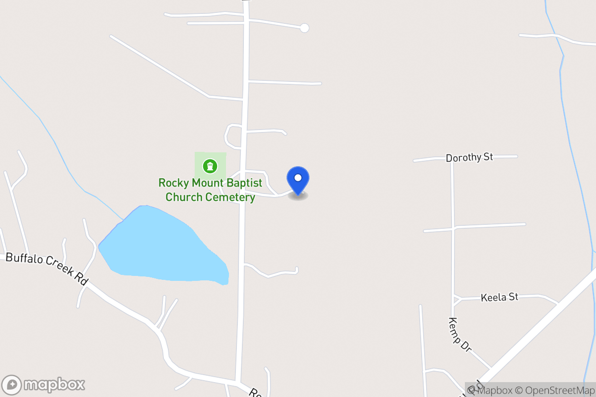 Map of 598 Buffalo Creek Rd
