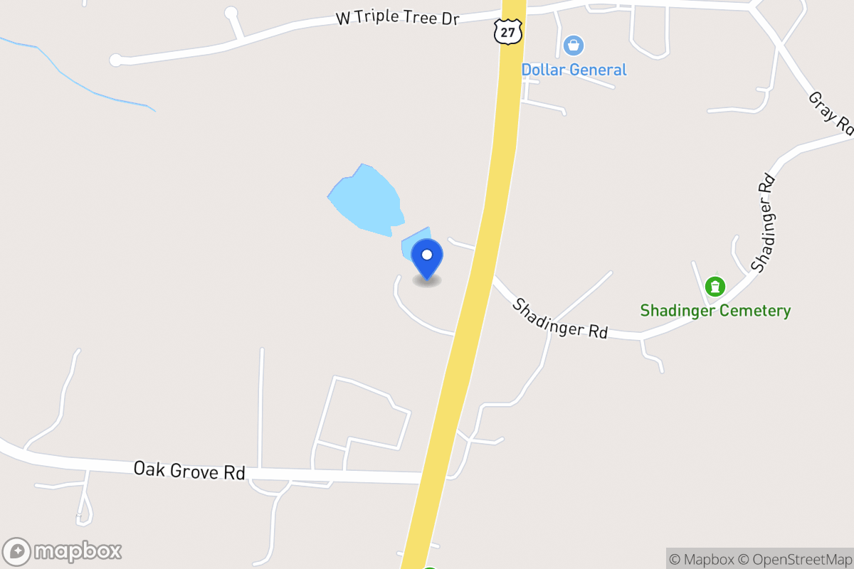 Map of 2453 S 27 Hwy