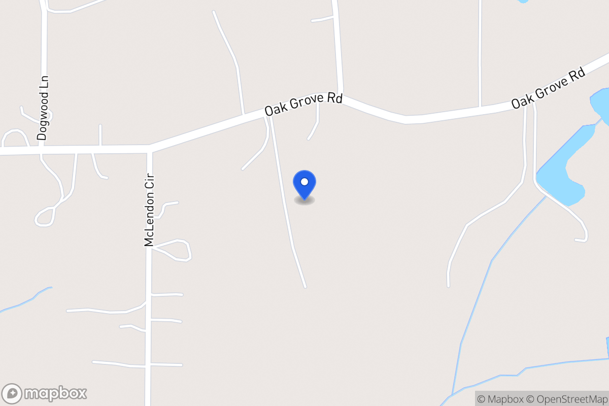Map of 684 Oak Grove Rd