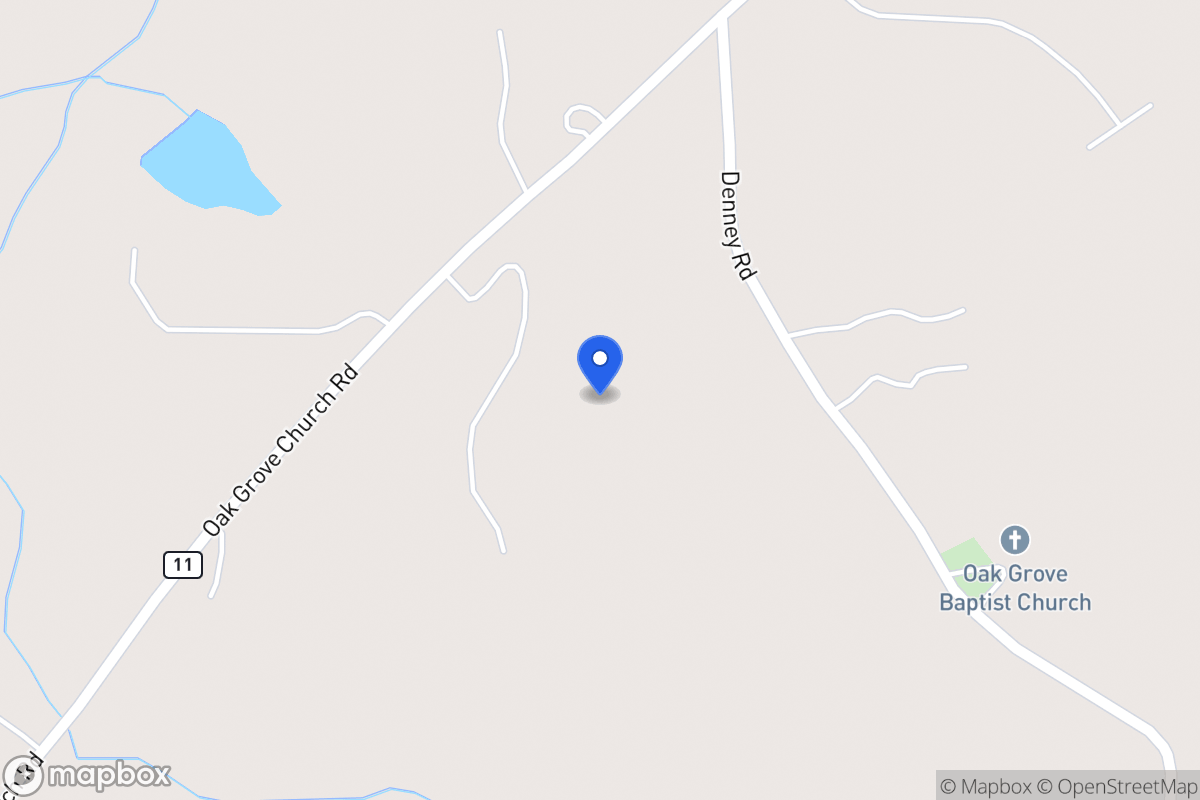 Map of 2219 Oak Grove Church Rd
