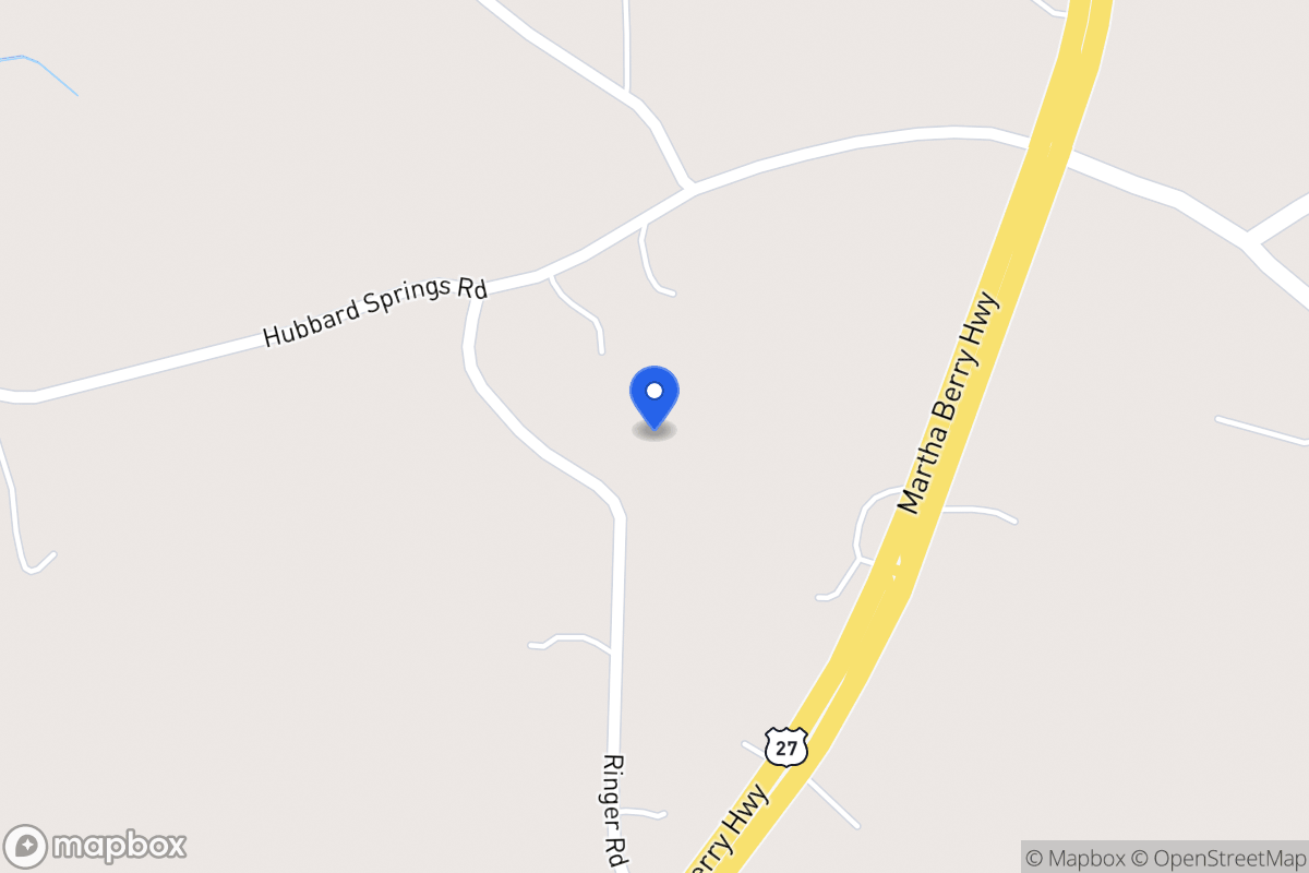 Map of 156 Hubbard Springs Rd