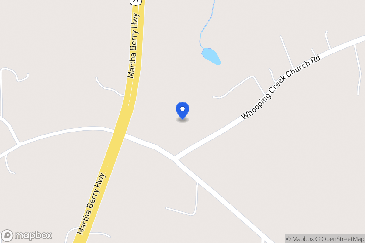 Map of Whooping Creek Rd