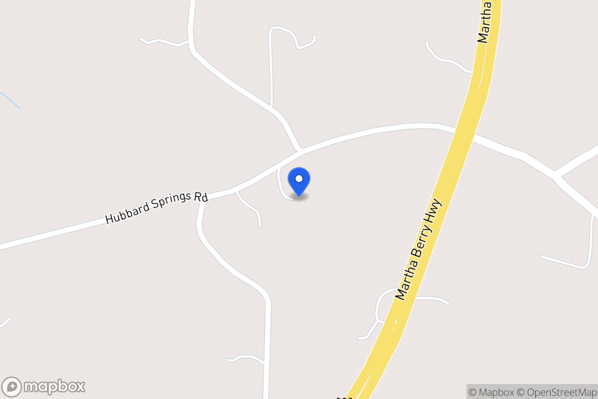 Map of 120 Hubbard Springs Rd