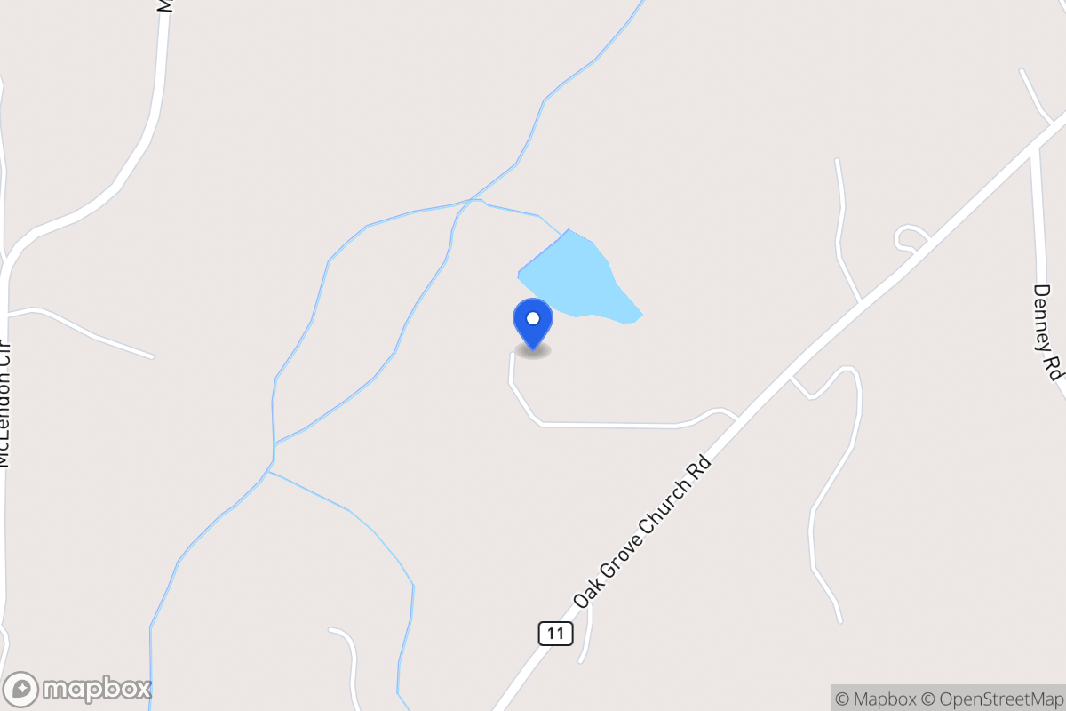 Map of 2210 Oak Grove Church Rd