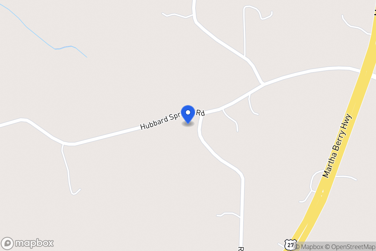 Map of 210 Hubbard Springs Rd