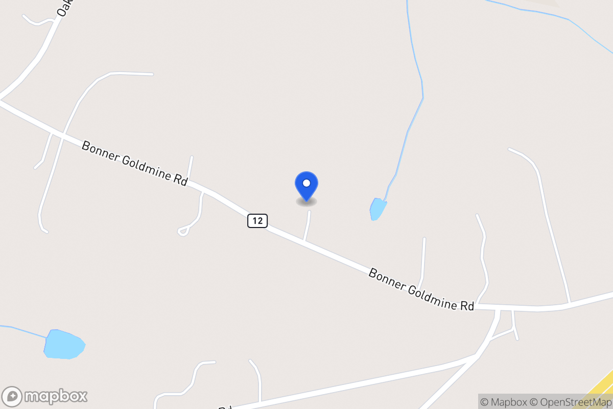 Map of 291 Bonner Goldmine Rd