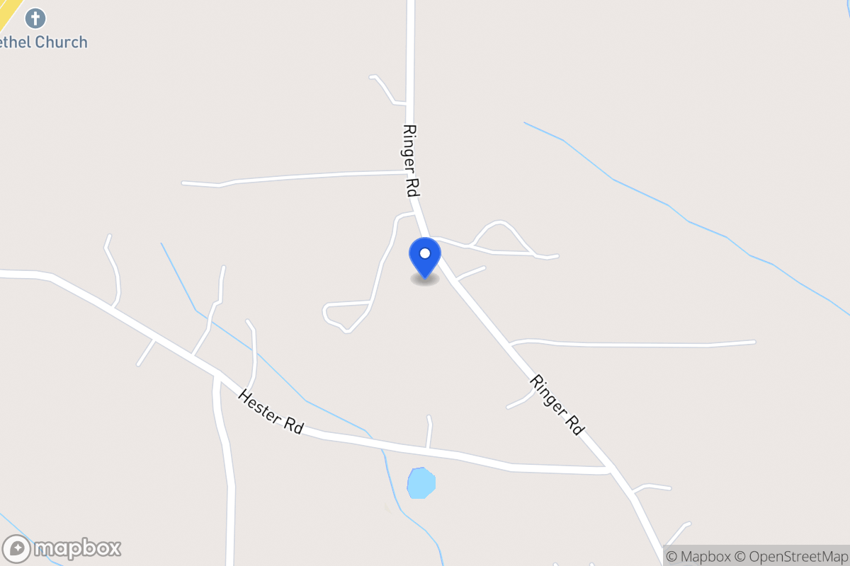 Map of 641 Ringer Rd
