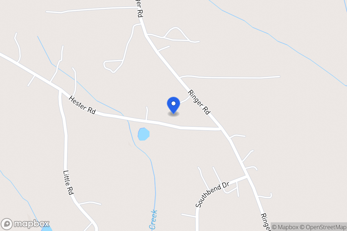 Map of 386 Hester Rd
