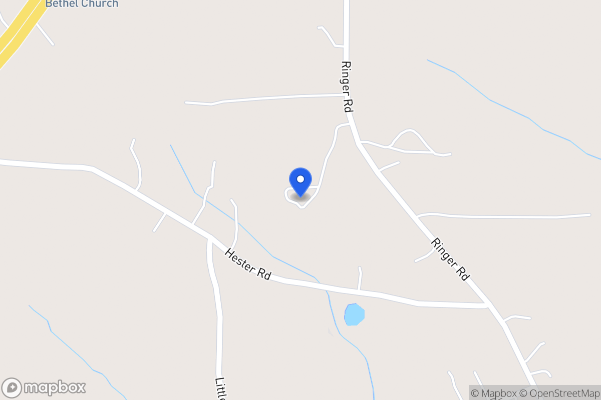 Map of 611 Ringer Rd