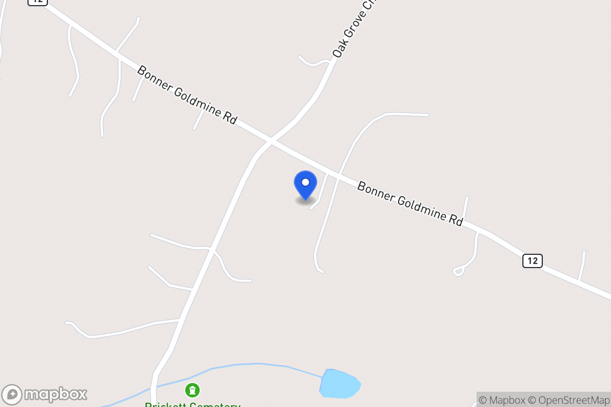 Map of 480 Bonner Goldmine Rd