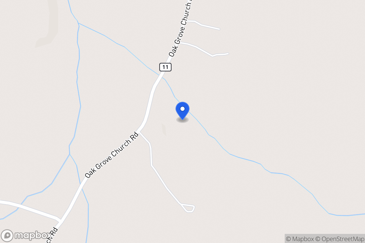 Map of 1603 Oak Grove Church Rd