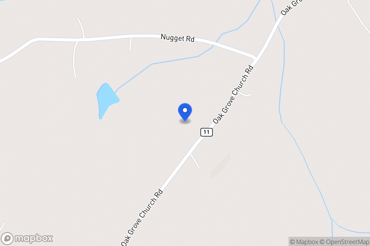 Map of 1400 Oak Grove Church Rd