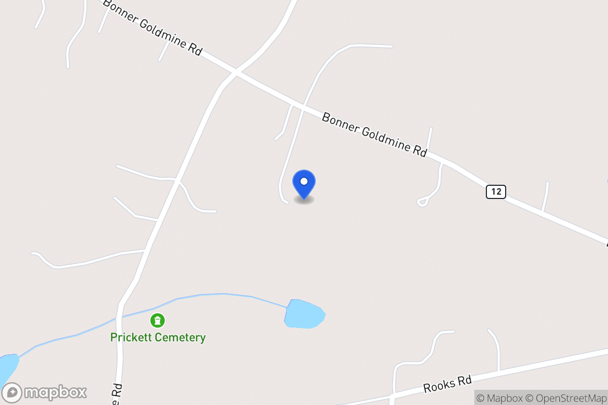 Map of 450 Bonner Goldmine Rd