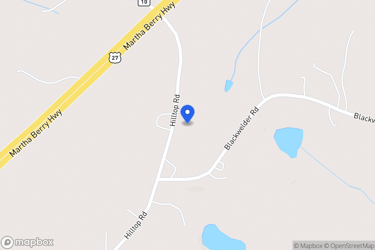 Map of 615 Hilltop Rd