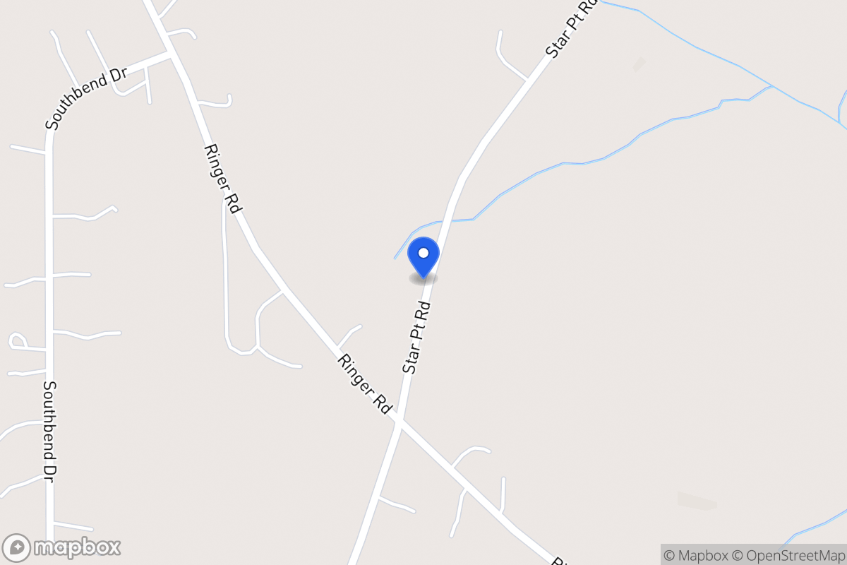 Map of 934 Ringer Rd