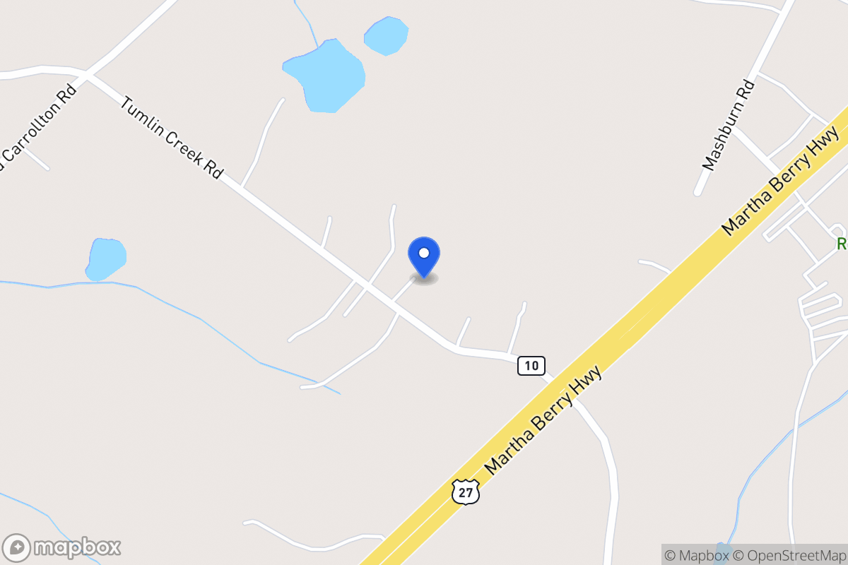 Map of 55 Tumlin Creek Rd