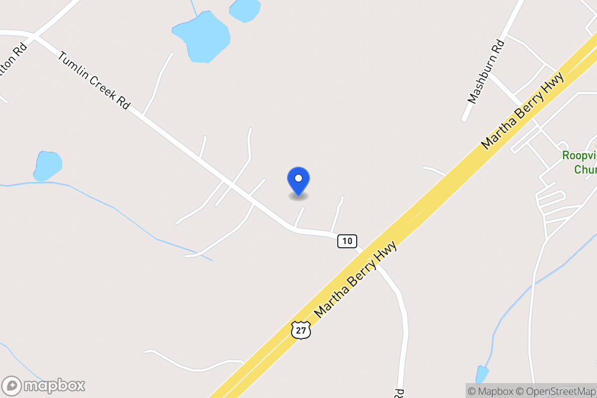 Map of 75 Tumlin Creek Rd