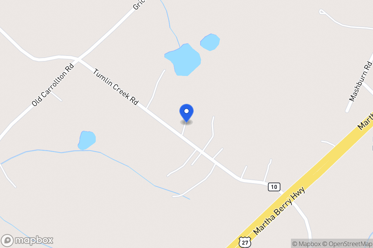 Map of 115 Tumlin Creek Rd