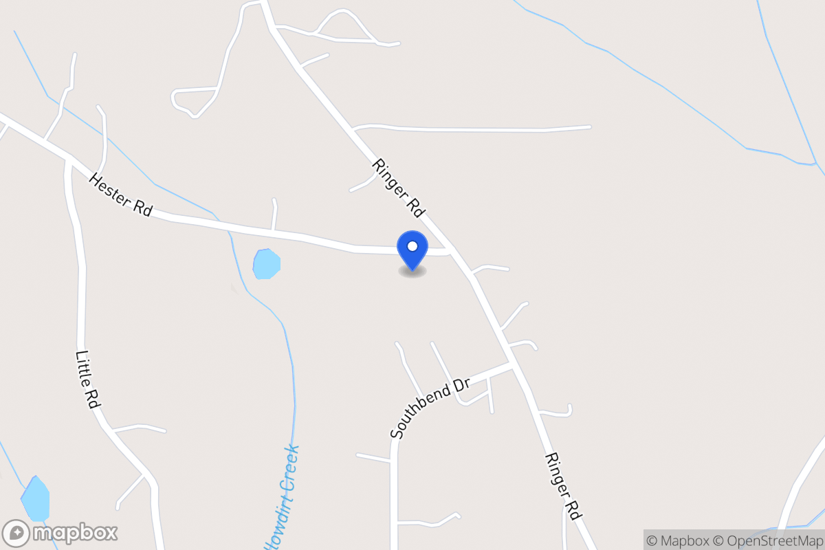 Map of 403 Hester Rd
