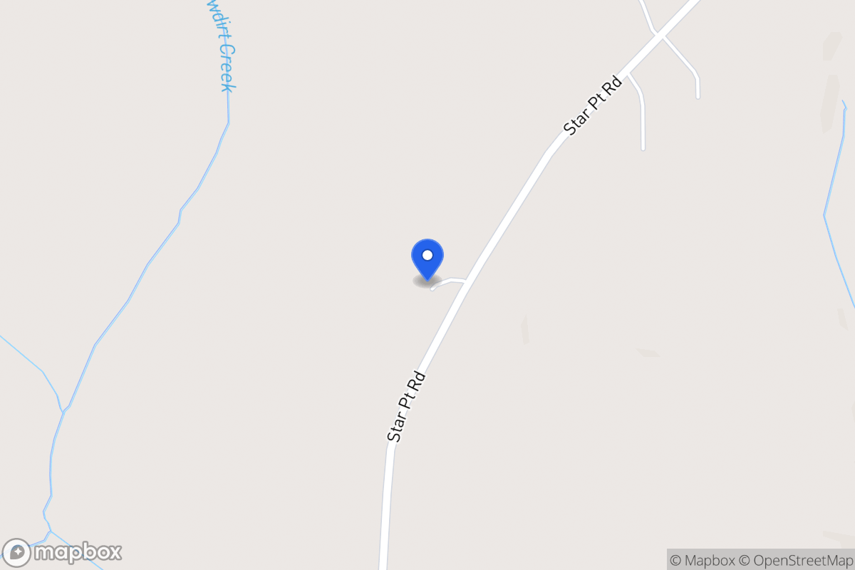 Map of 1191 Star Point Rd