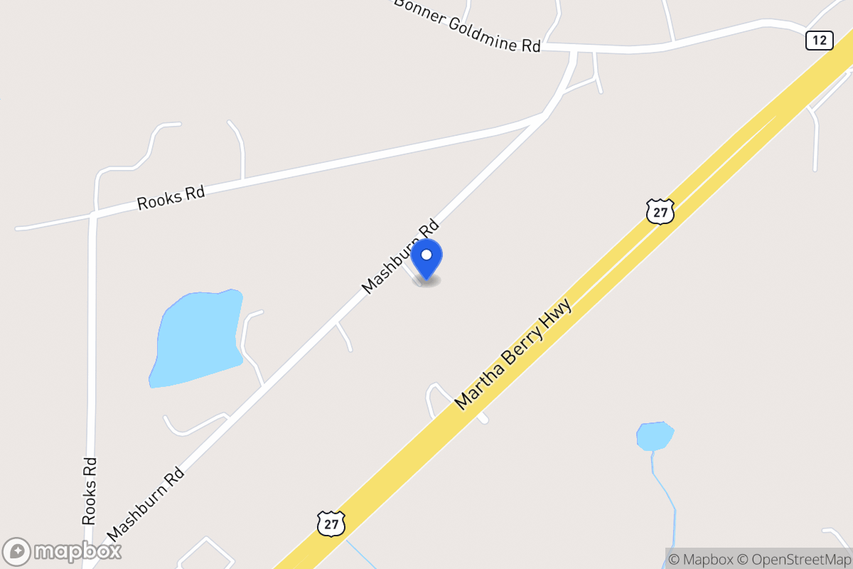 Map of 303 Mashburn Rd