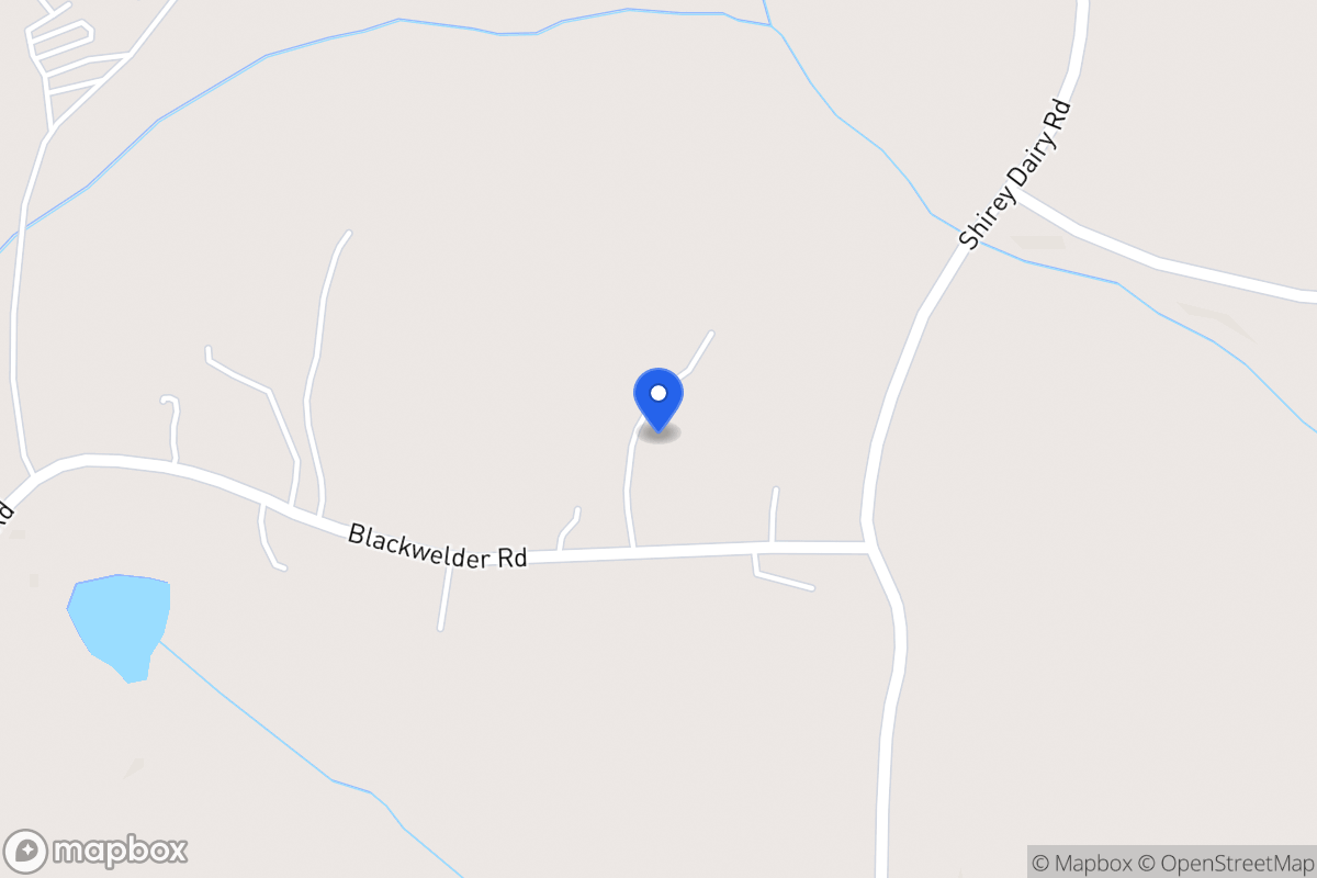 Map of 340 Blackwelder Rd
