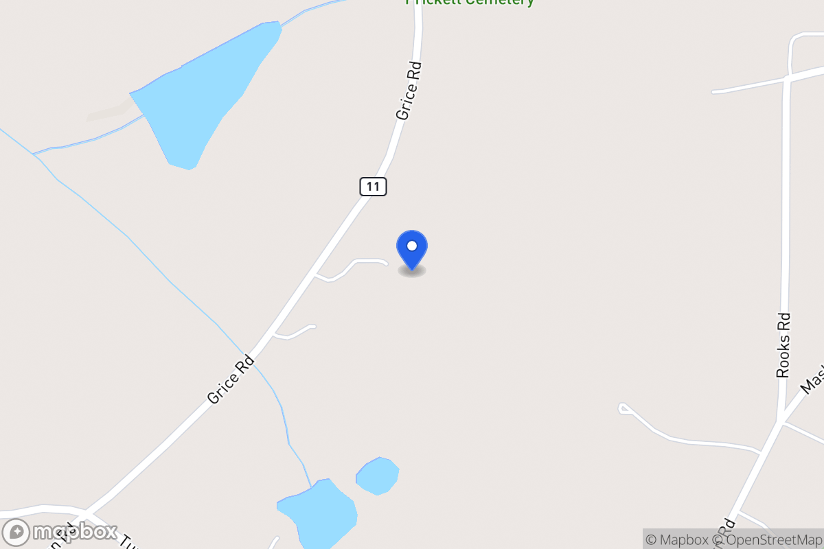 Map of 869 Grice Rd